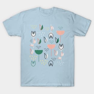 Flowers and raindrops T-Shirt